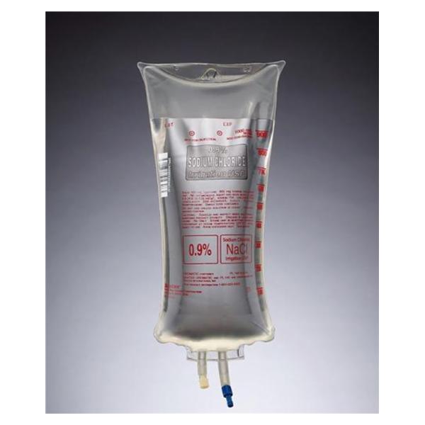 Sodium Chloride 0.9% Irrigation Solution 1000mL Strl Uromatic Plastic Bag 1000ml, 14 BG/CA